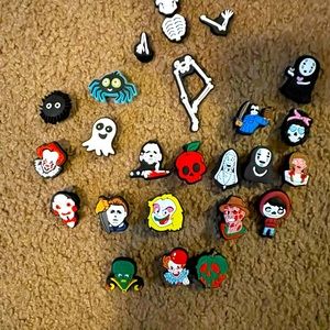 Horror Movie Croc Charms